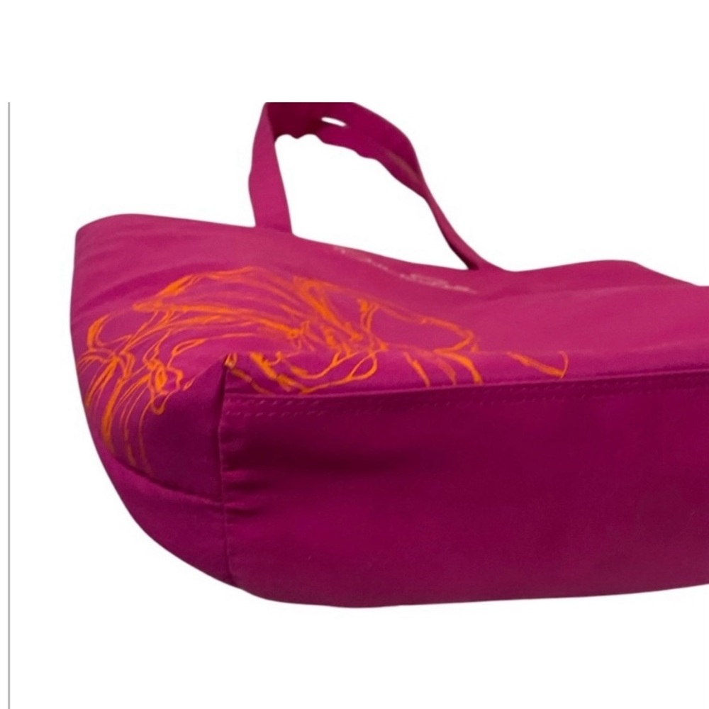 Oscar de La Renta Pink Tote Bag - Picture 6 of 7